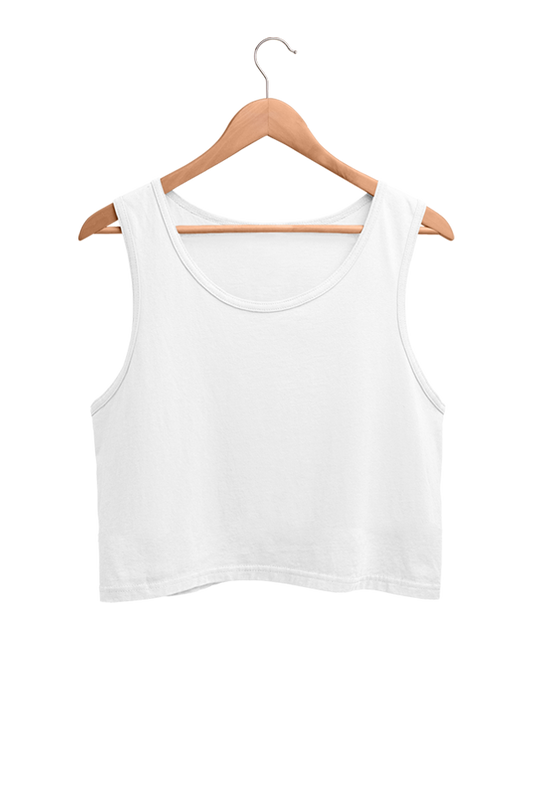 Ribbed Tank Crop Top - Solids