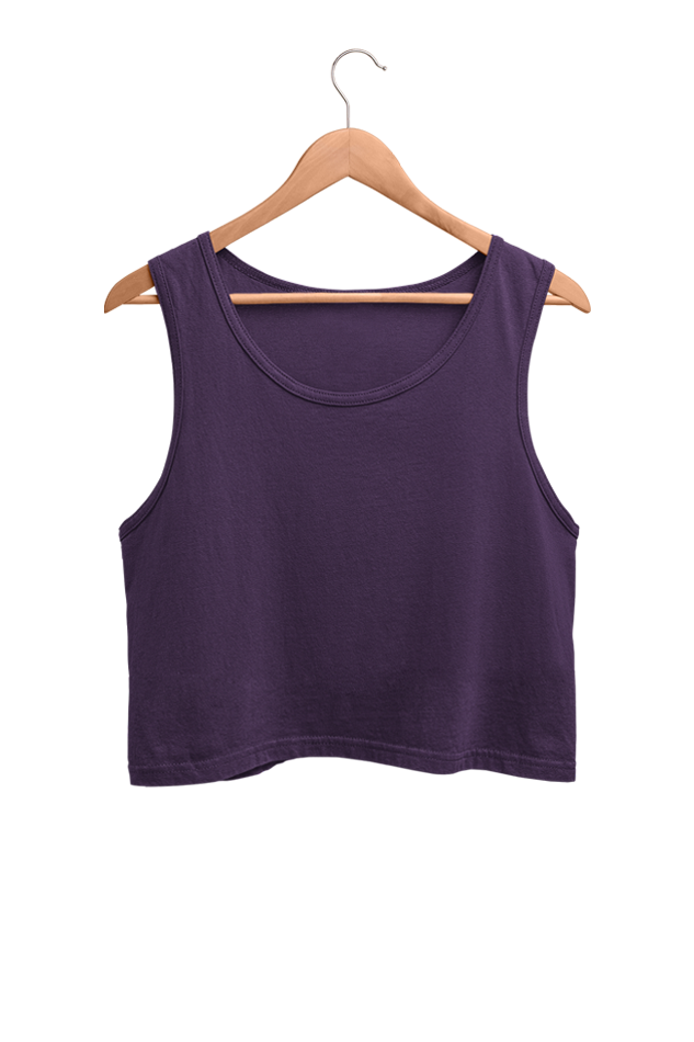 Ribbed Tank Crop Top - Solids