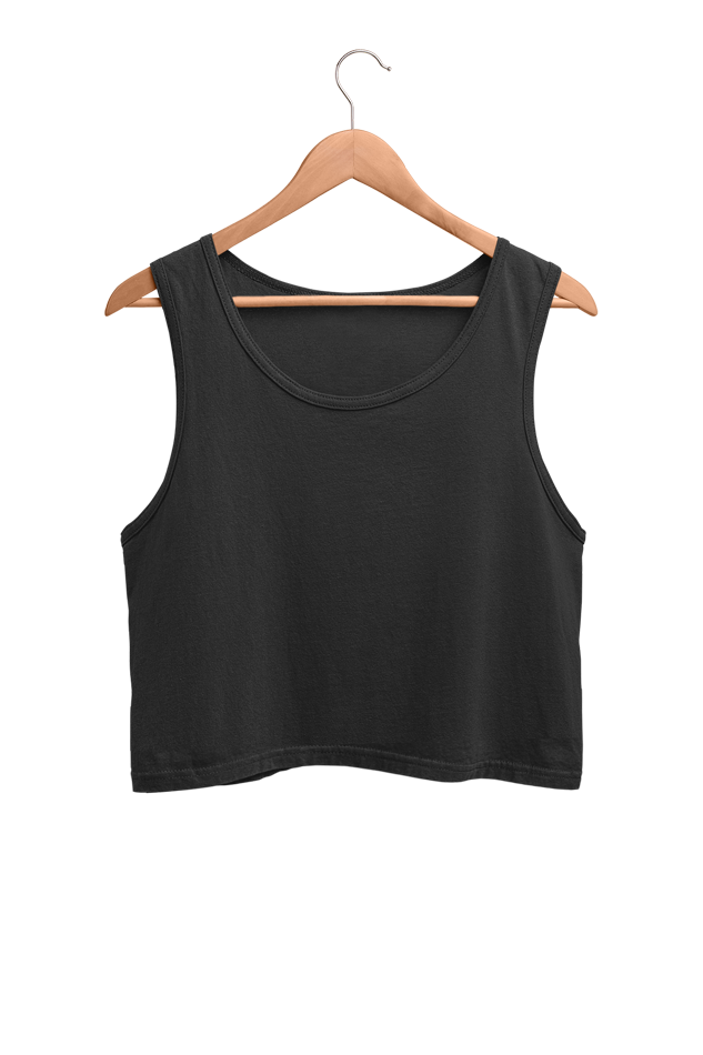 Ribbed Tank Crop Top - Solids